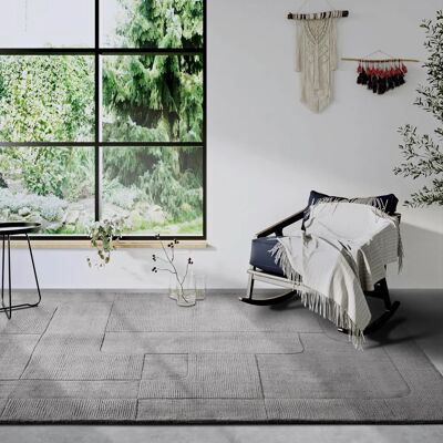 Villeroy & Boch Charlotte Wollteppich - Geometrisch, Handgewebt, 190x280cm Villeroy & Boch Charlotte Wollteppich - Geometrisch, Handgewebt, 190x280cm