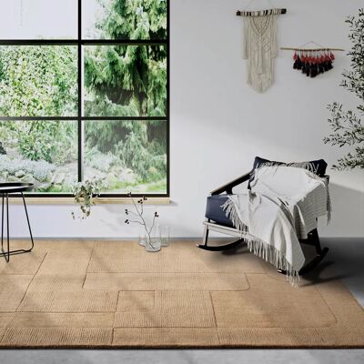 VILLEROY & BOCH Charlotte Wollteppich - Geometrisch, Handgewebt, 160x230cm VILLEROY & BOCH Charlotte Wollteppich - Geometrisch, Handgewebt, 160x230cm