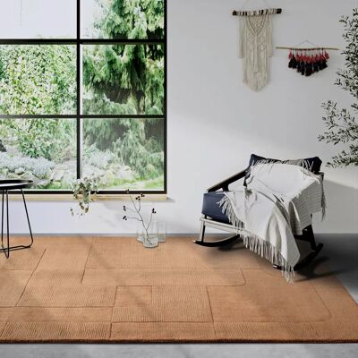 VILLEROY & BOCH Charlotte Teppich - Braun, Handgewebt, 190x280 cm VILLEROY & BOCH Charlotte Teppich - Braun, Handgewebt, 190x280 cm