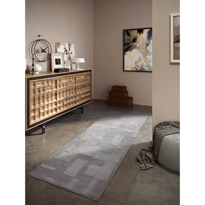 VILLEROY & BOCH Wilhelmine Wollteppich - Geometrisch, Natur, 80x250cm VILLEROY & BOCH Wilhelmine Wollteppich - Geometrisch, Natur, 80x250cm