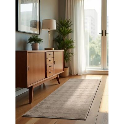 Tapis Beige Tourmaline d'Elle Decoration - Élégance Moderne - Publicité Tapis Beige Tourmaline d'Elle Decoration - Élégance Moderne - Publicité