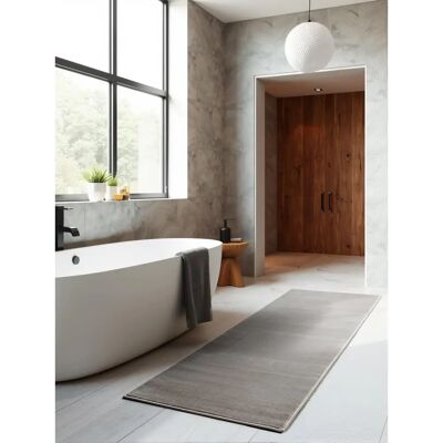 Elle Decoration Dolomite Teppich - Creme Anthrazit - 80x240cm Elle Decoration Dolomite Teppich - Creme Anthrazit - 80x240cm