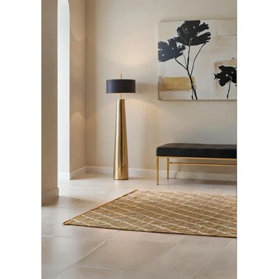 Hanse Home Kunu Juteteppich - Natur Gold Weiß - 80x150 cm - Teppich Hanse Home Kunu Juteteppich - Natur Gold Weiß - 80x150 cm - Teppich