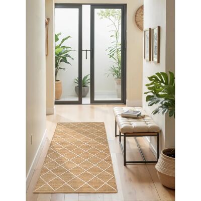 Tapis en jute Hanse Home Kunu - Fibres naturelles, 80x200cm, Marron Tapis en jute Hanse Home Kunu - Fibres naturelles, 80x200cm, Marron