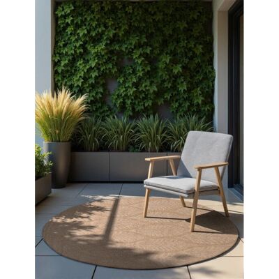 NORTHRUGS Liora Wendeteppich - jute, wit - Buitenmat NORTHRUGS Liora Wendeteppich - jute, wit - Buitenmat