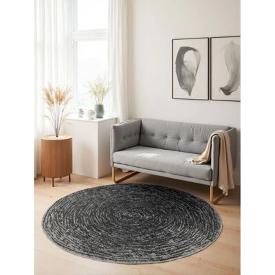 Hanse Home Cavallo Grauer runder Teppich - Teppich Hanse Home Cavallo Grauer runder Teppich - Teppich