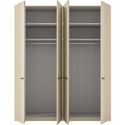 Musterring Isabelle Lamellen Kleiderschrank - 4-türig, 216cm H Musterring Isabelle Lamellen Kleiderschrank - 4-türig, 216cm H