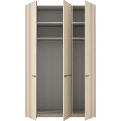 Musterring Isabelle Kleiderschrank - 3-türig Lamellen beige Musterring Isabelle Kleiderschrank - 3-türig Lamellen beige
