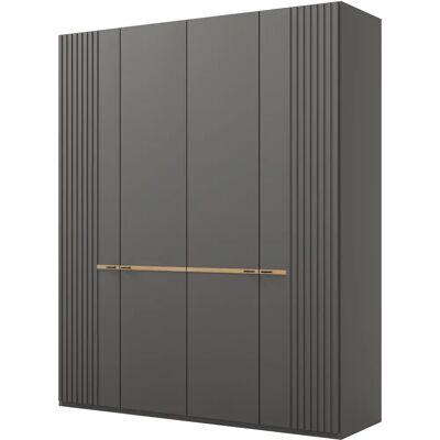 Musterring Isabelle Kleiderschrank mit Lamellendesign - Schrank Musterring Isabelle Kleiderschrank mit Lamellendesign - Schrank