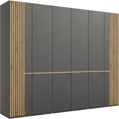 Musterring Isabelle Kleiderschrank - 6 Türen, Graphit Dekor, Modernes Design Musterring Isabelle Kleiderschrank - 6 Türen, Graphit Dekor, Modernes Design