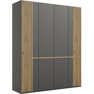 Musterring Isabelle Grau Kleiderschrank - 4-türig, 197,3cm Breit, 236cm Hoch Musterring Isabelle Grau Kleiderschrank - 4-türig, 197,3cm Breit, 236cm Hoch