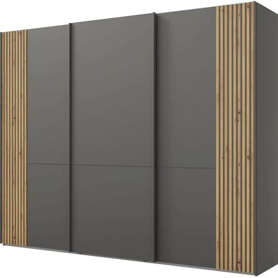 Musterring Isabelle Grauer Schwebetürenschrank - Kleiderschrank Musterring Isabelle Grauer Schwebetürenschrank - Kleiderschrank