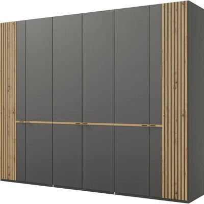 Musterring Isabelle Grau Kleiderschrank - Drehtürenschrank Musterring Isabelle Grau Kleiderschrank - Drehtürenschrank