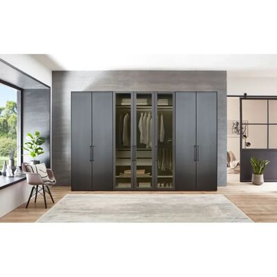 Wiemann Split Kleiderschrank - 8 Türen, Grau, 344cm x 216cm x 58cm Wiemann Split Kleiderschrank - 8 Türen, Grau, 344cm x 216cm x 58cm