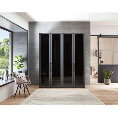 WIEMANN Split Kleiderschrank - 4 Türen, Glas, 236cm hoch WIEMANN Split Kleiderschrank - 4 Türen, Glas, 236cm hoch