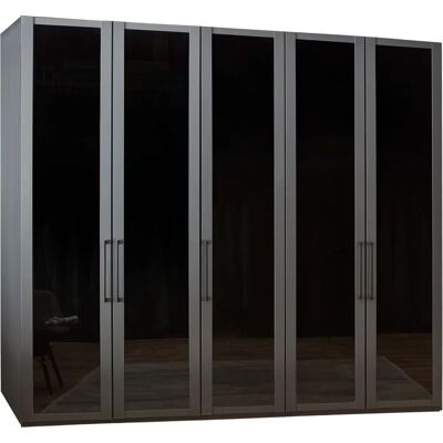 WIEMANN Split Kleiderschrank - 6-türig, Graphit-Dekor, 246cm WIEMANN Split Kleiderschrank - 6-türig, Graphit-Dekor, 246cm