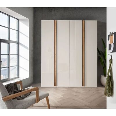 WIEMANN Lagos Kleiderschrank - Holzwerkstoff, Glas, 4 Böden WIEMANN Lagos Kleiderschrank - Holzwerkstoff, Glas, 4 Böden
