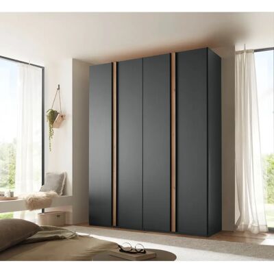 WIEMANN Lagos Kleiderschrank - 4-türig, grau WIEMANN Lagos Kleiderschrank - 4-türig, grau