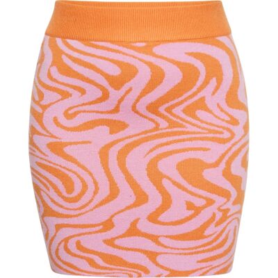 Mymo Felsen Damen rosa-orange XS - Minirock Mymo Felsen Damen rosa-orange XS - Minirock