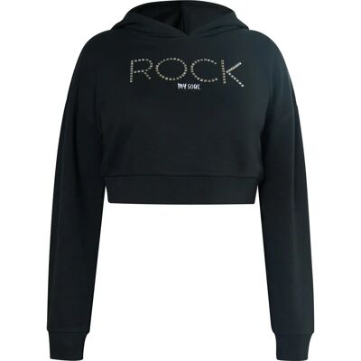 Mymo Zwarte Hoodie - Hooded Sweatshirt Mymo Zwarte Hoodie - Hooded Sweatshirt