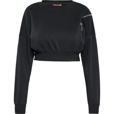 Mymo Schwarzes Sweatshirt - Lässig und Modisch Mymo Schwarzes Sweatshirt - Lässig und Modisch