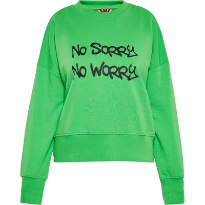 Mymo Groene Oversized Sweatshirt - Sweatshirt Mymo Groene Oversized Sweatshirt - Sweatshirt