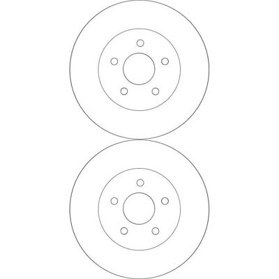 TRW Bremsscheibe - 280mm, 12mm, 5 Löcher - Schwarz TRW Bremsscheibe - 280mm, 12mm, 5 Löcher - Schwarz
