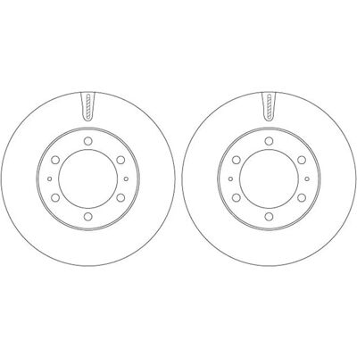 TRW Bremsscheibe 318mm Belüftet für Toyota - Bremsscheibe TRW Bremsscheibe 318mm Belüftet für Toyota - Bremsscheibe
