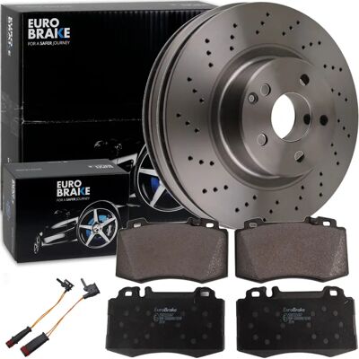 Eurobrake Bremsscheiben und Beläge - Vorne 345mm für Mercedes W203, A209, C209 Eurobrake Bremsscheiben und Beläge - Vorne 345mm für Mercedes W203, A209, C209