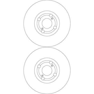 Trw 275mm Belüfteter Bremsscheibe für Toyota Corolla - Bremsscheibe Trw 275mm Belüfteter Bremsscheibe für Toyota Corolla - Bremsscheibe