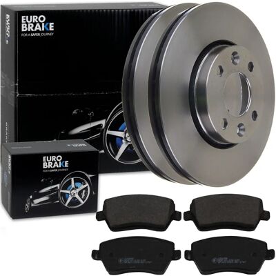 Eurobrake Dacia Lodgy Bremsscheiben und Beläge - 258mm Belüftet Eurobrake Dacia Lodgy Bremsscheiben und Beläge - 258mm Belüftet