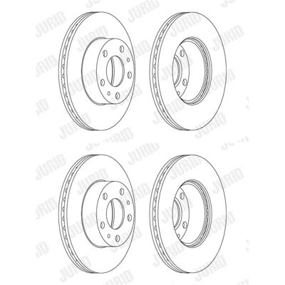 Jurid 280mm Belüfteter Bremsscheibe für Citroën Jumper Fiat Jurid 280mm Belüfteter Bremsscheibe für Citroën Jumper Fiat