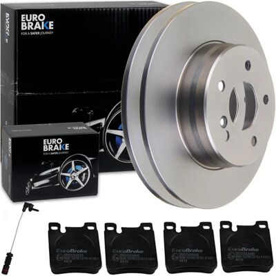Eurobrake Bremsen- und Scheiben-Set - Hinten Mercedes E-Klasse S210 Eurobrake Bremsen- und Scheiben-Set - Hinten Mercedes E-Klasse S210