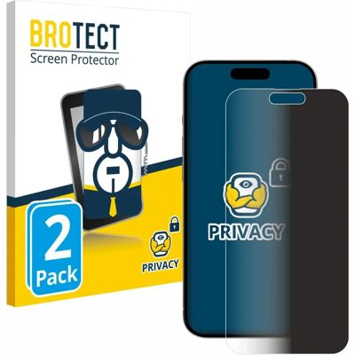 BROTECT - Privacy Display iPhone 15 Pro Max - Displayschutzfolie BROTECT - Privacy Display iPhone 15 Pro Max - Displayschutzfolie