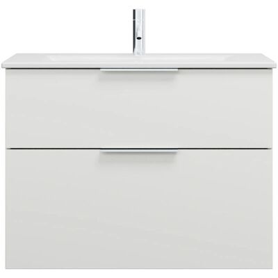 burgbad Eqio Waschtischkombination - Keramik-Waschtisch, 82cm burgbad Eqio Waschtischkombination - Keramik-Waschtisch, 82cm