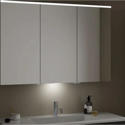 Armario espejo Eqio de burgbad - Luz superior LED - Iluminación LED para lavabo - 120cm Derecho Armario espejo Eqio de burgbad - Luz superior LED - Iluminación LED para lavabo - 120cm Derecho