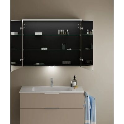 burgbad Eqio Armario con Espejo con Luz LED y Luz LED para Lavabo burgbad Eqio Armario con Espejo con Luz LED y Luz LED para Lavabo