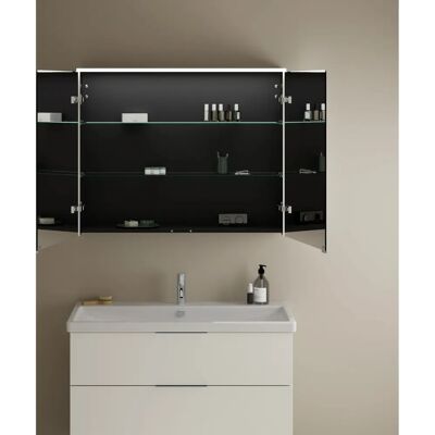 burgbad Eqio Spiegelkabinet mit LED-Aufsatzleuchte - 100 cm burgbad Eqio Spiegelkabinet mit LED-Aufsatzleuchte - 100 cm