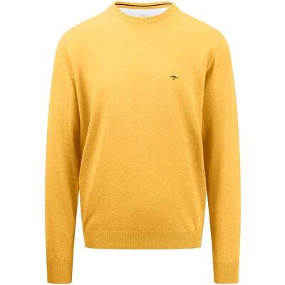 Fynch Hatton Pullover Jaune Homme - Pull - Publicité Fynch Hatton Pullover Jaune Homme - Pull - Publicité