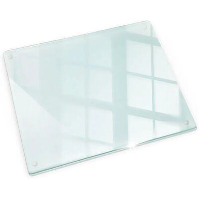 Deska do krojenia z hartowanego szkła Tulup - 60cm x 52cm - Przezroczysta - Nowoczesny blat kuchenny Deska do krojenia z hartowanego szkła Tulup - 60cm x 52cm - Przezroczysta - Nowoczesny blat kuchenny