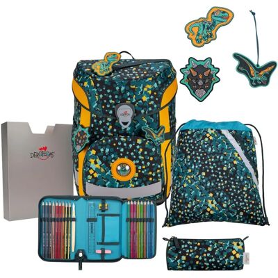Derdiedas Ergoflex Easy Dino Time Schulrucksack-Set - Schultyp Derdiedas Ergoflex Easy Dino Time Schulrucksack-Set - Schultyp