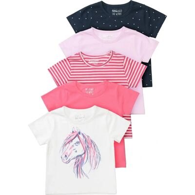 STACCATO Mädchen T-Shirt 80/86 Weiß - T-Shirt STACCATO Mädchen T-Shirt 80/86 Weiß - T-Shirt