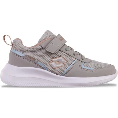 Lotto Grey/Dark Rose Kids Sneakers - Sporty, Lightweight, Comfortable Lotto Grey/Dark Rose Kids Sneakers - Sporty, Lightweight, Comfortable