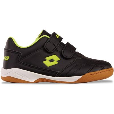 Chaussures indoor pour enfants Lotto - Pacer K - Noir - Publicité Chaussures indoor pour enfants Lotto - Pacer K - Noir - Publicité