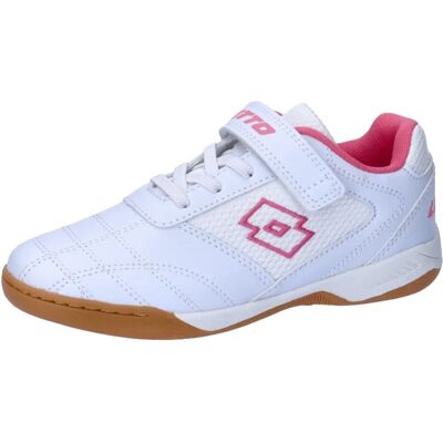 Buty sportowe Lotto na halę - Dzieci - Biały/Różowy Buty sportowe Lotto na halę - Dzieci - Biały/Różowy