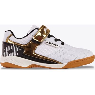 LOTTO - Hallenschuh - Weiß-Gold - Indoor Schuh LOTTO - Hallenschuh - Weiß-Gold - Indoor Schuh