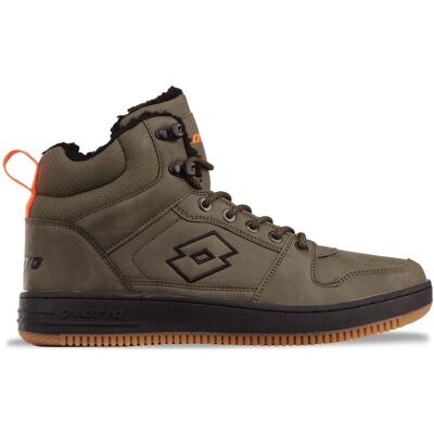 Lotto 44 Olijf Zwart Sportieve Winter Sneakers - Sneakers Lotto 44 Olijf Zwart Sportieve Winter Sneakers - Sneakers