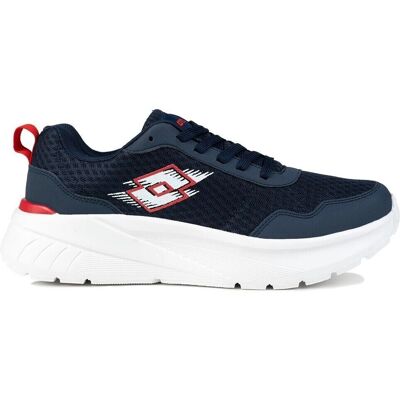 LOTTO - LOTTO Sneaker - Marinblå-Röd - Syntetik - Sneaker LOTTO - LOTTO Sneaker - Marinblå-Röd - Syntetik - Sneaker