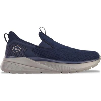 Lotto Navy/Grey Slip-On Sneakers - Schoenen Lotto Navy/Grey Slip-On Sneakers - Schoenen