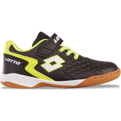 Chaussures d'intérieur Lotto - Enfant Noir-Jaune Chaussures d'intérieur Lotto - Enfant Noir-Jaune